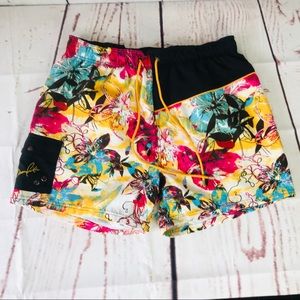 Op men floral swim trunks ocean pacific